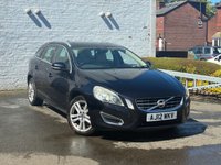 USED 2012 12 VOLVO V60 2.4 D5 SE Lux Nav Estate 5dr Diesel Geartronic Euro 5 (215 ps) THIS AUTOMATIC ESTATE VOLVO V60 COMES WITH COMPREHENSIVE VOLVO SPECIALIST SERVICE HISTORY, AN MOT UNTIL MAY 2027, FULL LEATHER INTERIOR, SAT NAV, DAB RADIO AND MUCH MORE