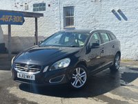 USED 2012 12 VOLVO V60 2.4 D5 SE Lux Nav Estate 5dr Diesel Geartronic Euro 5 (215 ps) THIS AUTOMATIC ESTATE VOLVO V60 COMES WITH COMPREHENSIVE VOLVO SPECIALIST SERVICE HISTORY, AN MOT UNTIL MAY 2027, FULL LEATHER INTERIOR, SAT NAV, DAB RADIO AND MUCH MORE