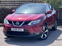 USED 2015 15 NISSAN QASHQAI 1.5 dCi n-tec+ SUV 5dr Diesel Manual 2WD Euro 5 (s/s) (110 ps) 
