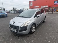 USED 2011 PEUGEOT 3008 1.6 HDi Active SUV 5dr Diesel Manual Euro 5 (112 ps) 12 MONTH' S WARRANTY,