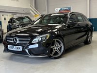 USED 2016 65 MERCEDES-BENZ C-CLASS 2.1 C220d AMG Line Estate 5dr Diesel 7G-Tronic+ Euro 6 (s/s) (170 ps) BLUETOOTH+HEATED LEATHER SEATS