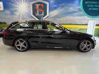 USED 2016 65 MERCEDES-BENZ C-CLASS 2.1 C220d AMG Line Estate 5dr Diesel 7G-Tronic+ Euro 6 (s/s) (170 ps) BLUETOOTH+HEATED LEATHER SEATS