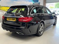 USED 2016 65 MERCEDES-BENZ C-CLASS 2.1 C220d AMG Line Estate 5dr Diesel 7G-Tronic+ Euro 6 (s/s) (170 ps) BLUETOOTH+HEATED LEATHER SEATS