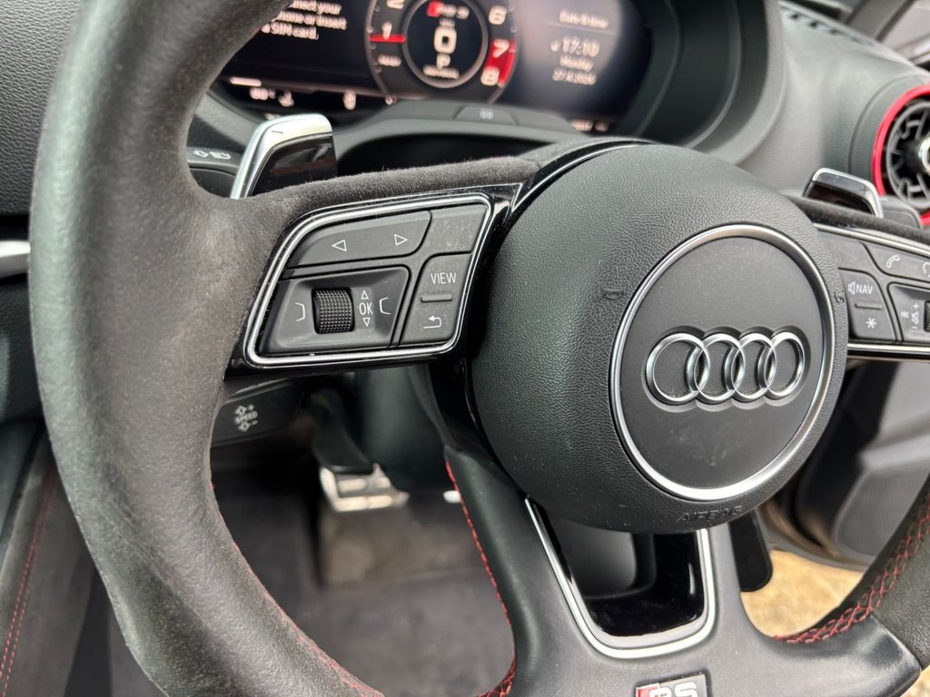 USED 2019 19 AUDI RS3 2.5 TFSI GPF Sportback 5dr Petrol S Tronic quattro Euro 6 (s/s) (400 ps) 