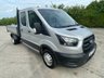 USED 2022 72 FORD TRANSIT 2.0 350 EcoBlue Leader  Double Cab 4dr Diesel Manual RWD L3 Euro 6 (s/s) (130 ps) TIPPER LWB 1 OWNER , PRICE IS &pound;18989+VAT , FULL SERVICE HISTORY