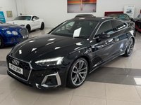 USED 2021 21 AUDI A5 2.0 TDI 35 S line Sportback 5dr Diesel S Tronic Euro 6 (s/s) (163 ps) SPORTS SEATS & MYTHOS BLACK + STUNNING EXAMPLE + MHEV!!