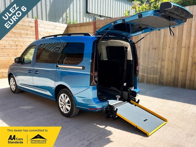 View our Volkswagen Caddy Maxi 5 Seat Auto Wheelchair Accessible Disabled Access Vehicle WAV