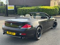 USED 2007 N BMW 6 SERIES 3.0 630i Sport Convertible 2dr Petrol Auto Euro 4 (258 ps) STUNNING+ULEZ+LTHR+SH+P SENSOR+NAV