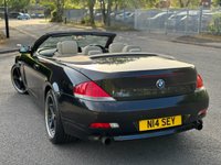 USED 2007 N BMW 6 SERIES 3.0 630i Sport Convertible 2dr Petrol Auto Euro 4 (258 ps) STUNNING+ULEZ+LTHR+SH+P SENSOR+NAV