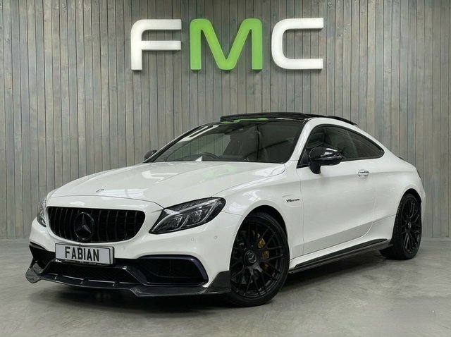 View our Mercedes-Benz C-Class 4.0 C63 V8 BiTurbo AMG (Premium) Coupe 2dr Petrol SpdS MCT Euro 6 (s/s) (476 ps) **Carbon Bodykit - Stage 1**