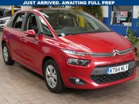 USED 2015 CITROEN C4 PICASSO 1.6 HDi VTR+ MPV 5dr Diesel Manual Euro 5 (90 ps) &pound;20 ROAD TAX BLUETOOTH DAB RADIO CRUSE CONTROL PARKING SENSOR 3 OWNERS 11 SERVICES TO 95K MILES SEPT 2025