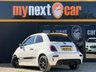 USED 2018 18 ABARTH 595 1.4 T-Jet Hatchback 3dr Petrol Manual Euro 6 (145 ps) This White Abarth 595 features Virtual Cockpit Dash, Bluetooth, DAB, Xenon Headlights, Alloys, 16Inch Alloy Wheels, Aircon. + Gara White + 12 Months MOT + Finance Available + Part Exchange Welcome