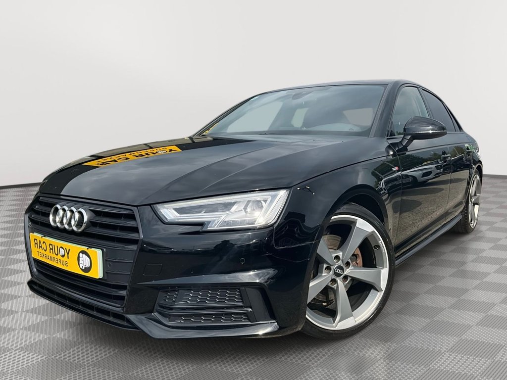 USED 2018 18 AUDI A4 1.4 TFSI Black Edition Saloon 4dr Petrol S Tronic Euro 6 (s/s) (150 ps) 