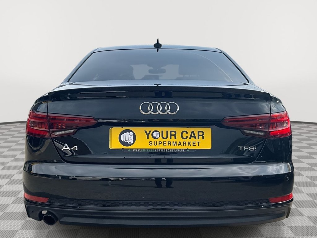 USED 2018 18 AUDI A4 1.4 TFSI Black Edition Saloon 4dr Petrol S Tronic Euro 6 (s/s) (150 ps) 