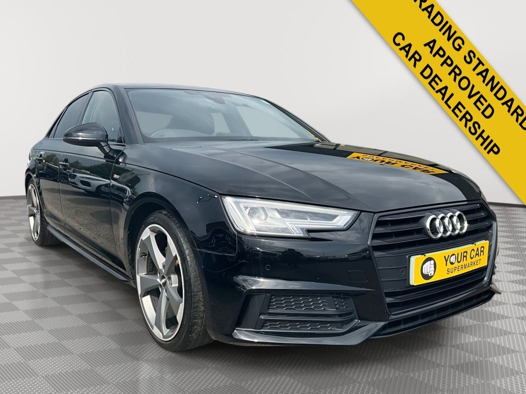 USED 2018 18 AUDI A4 1.4 TFSI Black Edition Saloon 4dr Petrol S Tronic Euro 6 (s/s) (150 ps) 