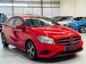 USED 2015 15 MERCEDES-BENZ A-CLASS 1.6 A180 SE Hatchback 5dr Petrol Manual Euro 6 (s/s) (122 ps) Jupiter Red | 2 Tone Cream & Part Black Leather Interior | Bluetooth Media | ULEZ OK | Service History