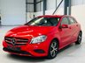 USED 2015 15 MERCEDES-BENZ A-CLASS 1.6 A180 SE Hatchback 5dr Petrol Manual Euro 6 (s/s) (122 ps) Jupiter Red | 2 Tone Cream & Part Black Leather Interior | Bluetooth Media | ULEZ OK | Service History