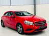 USED 2015 15 MERCEDES-BENZ A-CLASS 1.6 A180 SE Hatchback 5dr Petrol Manual Euro 6 (s/s) (122 ps) Jupiter Red | 2 Tone Cream & Part Black Leather Interior | Bluetooth Media | ULEZ OK | Service History