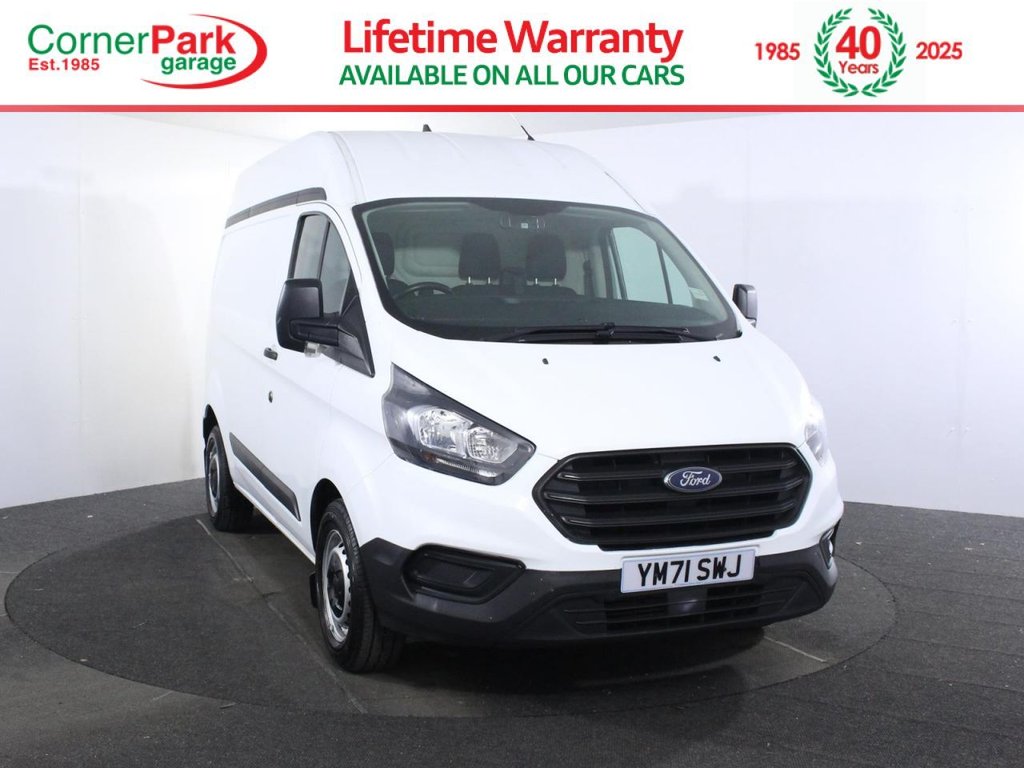 USED 2022 71 FORD TRANSIT CUSTOM 2.0 340 EcoBlue Leader Panel Van 5dr Diesel Manual L1 H2 Euro 6 (s/s) (130 ps) PLUS VAT