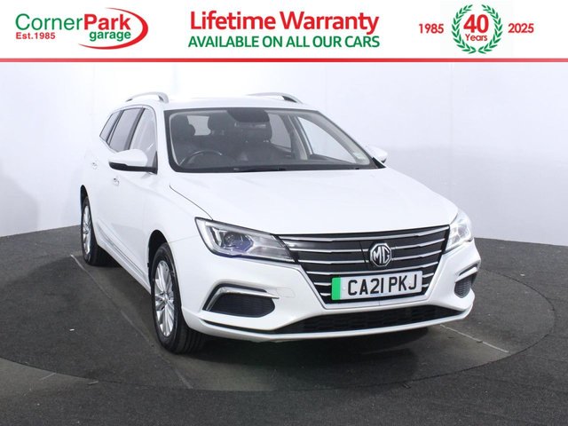 2021 mg 5 2021 52.5kwh exclusive estate 5dr electric auto (156 ps) 2021 24,380 miles 0 ltr 52.5 kwh white electric automatic... photo