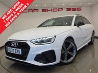 USED 2020 70 AUDI A4 AVANT 2.0 TDI 35 Black Edition Estate 5dr Diesel S Tronic Euro 6 (s/s) (163 ps) 