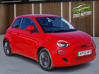 USED 2022 22 FIAT 500E 42kWh RED Hatchback 3dr Electric Auto (118 ps) +++1 OWNER FROM NEW+++