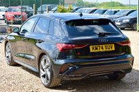 USED 2024 74 AUDI A3 1.5 TFSI 35 Black Edition Sportback 5dr Petrol S Tronic Euro 6 (s/s) (150 ps) SUPERB EXAMPLE + AUTOMATIC + CARPLAY + SENSORS!