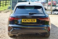 USED 2024 74 AUDI A3 1.5 TFSI 35 Black Edition Sportback 5dr Petrol S Tronic Euro 6 (s/s) (150 ps) SUPERB EXAMPLE + AUTOMATIC + CARPLAY + SENSORS!