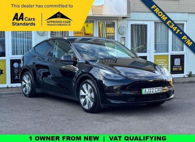 View our Tesla Model Y (Dual Motor) Long Range SUV 5dr Electric Auto 4WDE (384 bhp)
