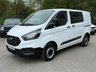USED 2022 71 FORD TRANSIT CUSTOM 2.0 300 EcoBlue Leader Crew Van Double Cab 5dr Diesel Manual L1 H1 Euro 6 6 Seats - Crew Cab - Euro6 - Double Cab