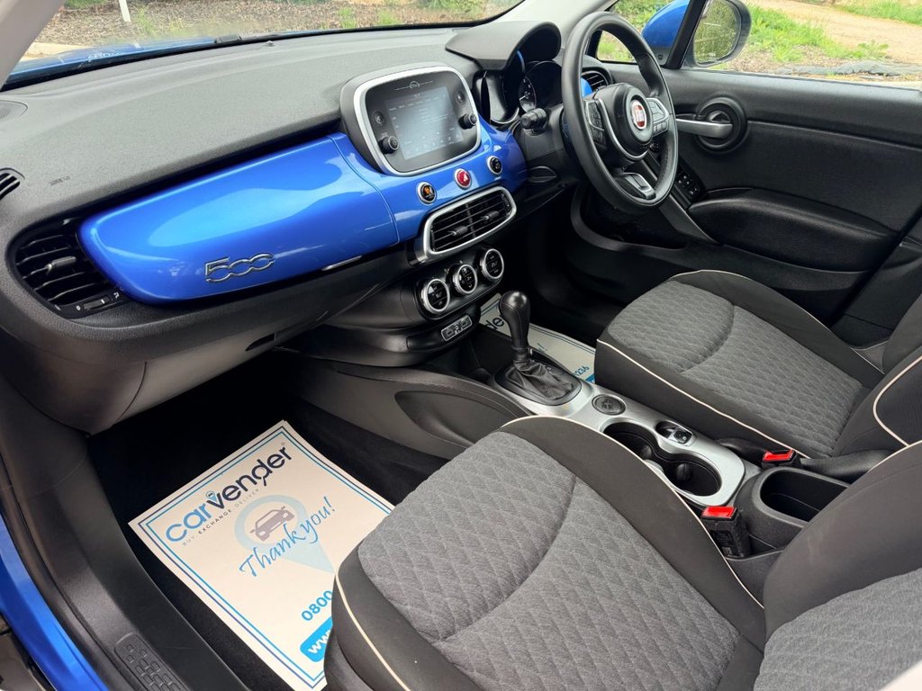USED 2019 19 FIAT 500X 1.3 FireFly Turbo MultiAir City Cross SUV 5dr Petrol DCT Euro 6 (s/s) (150 ps) 5 Services|2 Owners|R.Sensors|Cruise Control|