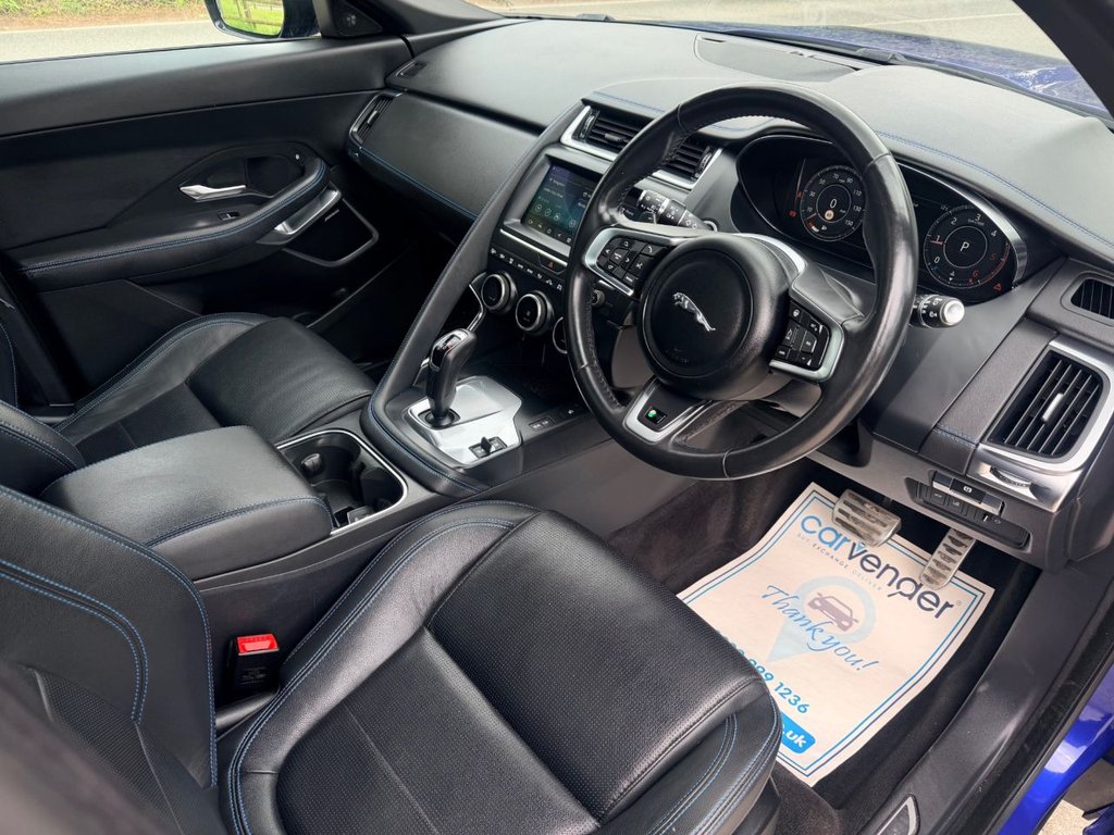 USED 2019 69 JAGUAR E-PACE 2.0 D180 R-Dynamic S SUV 5dr Diesel Auto AWD Euro 6 (s/s) (180 ps) 1 Owner|Roof|Camera|SatNav|Cruise|Apple CarPlay/Android Auto|