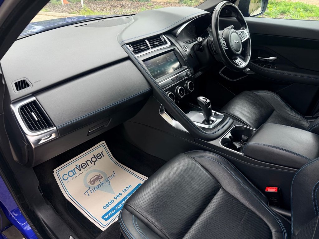 USED 2019 69 JAGUAR E-PACE 2.0 D180 R-Dynamic S SUV 5dr Diesel Auto AWD Euro 6 (s/s) (180 ps) 1 Owner|Roof|Camera|SatNav|Cruise|Apple CarPlay/Android Auto|