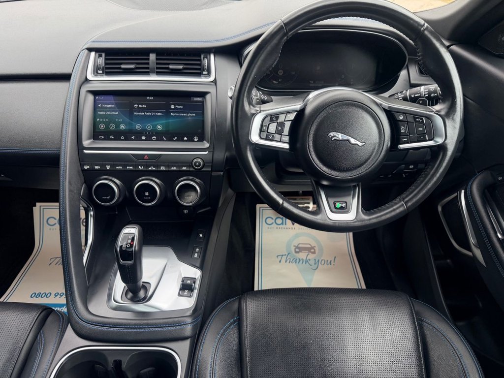 USED 2019 69 JAGUAR E-PACE 2.0 D180 R-Dynamic S SUV 5dr Diesel Auto AWD Euro 6 (s/s) (180 ps) 1 Owner|Roof|Camera|SatNav|Cruise|Apple CarPlay/Android Auto|