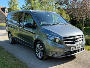 2021 MERCEDES-BENZ VITO 2.1 116 CDI PRO Tourer Double Cab 5dr Diesel G-Tronic RWD L2 Euro 6 (s/s) (LWB) (163 ps) &pound;17000.00