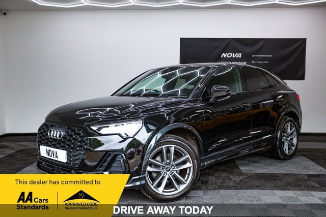 View our Audi Q3 1.5 TFSI CoD 35 Black Edition Sportback 5dr Petrol S Tronic Euro 6 (s/s) (150 ps)