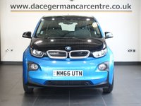 USED 2017 66 BMW I3 33kWh Hatchback 5dr Petrol Plug-in Hybrid Auto Euro 6 (s/s) (Range Extender) (170 ps) EXCEPTIONALLY WELL CARED FOR PLUG IN ELECTRIC BMW - COMES WITH A COMPREHENSIVE BMW MAIN DEALER SERVICE HISTORY + SATELLITE NAVIGATION + DAB DIGITAL RADIO + BLUETOOTH PHONE CONNECTIVITY AND MEDIA STREAMING + AIR CONDITIONING + CRUISE CONTROL + IN CAR ENTERTAINMENT WITH MEDIA MEDIA DISPLAY + AUTOMATIC HEADLIGHTS + 19 INCH ALLOY WHEELS + HILL HOLD START ASSIST + ECO STOP/START SYSTEM + FRONT AND REAR PARKING SENSORS + AUTOMATIC WIPERS WITH RAIN SENSORS + LED DAY TIME RUNNING LIGHTS