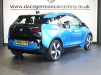 USED 2017 66 BMW I3 33kWh Hatchback 5dr Petrol Plug-in Hybrid Auto Euro 6 (s/s) (Range Extender) (170 ps) EXCEPTIONALLY WELL CARED FOR PLUG IN ELECTRIC BMW - COMES WITH A COMPREHENSIVE BMW MAIN DEALER SERVICE HISTORY + SATELLITE NAVIGATION + DAB DIGITAL RADIO + BLUETOOTH PHONE CONNECTIVITY AND MEDIA STREAMING + AIR CONDITIONING + CRUISE CONTROL + IN CAR ENTERTAINMENT WITH MEDIA MEDIA DISPLAY + AUTOMATIC HEADLIGHTS + 19 INCH ALLOY WHEELS + HILL HOLD START ASSIST + ECO STOP/START SYSTEM + FRONT AND REAR PARKING SENSORS + AUTOMATIC WIPERS WITH RAIN SENSORS + LED DAY TIME RUNNING LIGHTS
