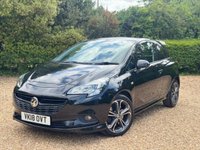 USED 2018 18 VAUXHALL CORSA 1.4i Turbo Black Edition Euro 6 (s/s) 3dr Full Service History + 2 Keys