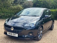 USED 2018 18 VAUXHALL CORSA 1.4i Turbo Black Edition Euro 6 (s/s) 3dr Full Service History + 2 Keys