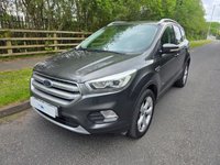 USED 2017 67 FORD KUGA 2.0 TDCi Titanium SUV 5dr Diesel Powershift AWD Euro 6 (s/s) (180 ps) Rear Parking Sensors