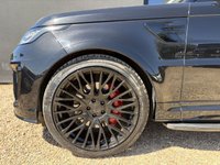 USED 2020 20 LAND ROVER RANGE ROVER SPORT 5.0 P575 V8 GPF SVR SUV 5dr Petrol Auto 4WD Euro 6 (s/s) (575 ps) Our stunning Range Rover Sport 5.0 V8 Supercharged SVR is the ultimate SUV combining performance and practicality like no other vehicle on the road - our Range Rover SVR is finished in breathtaking Santorini Black Metallic and sits on 22 Inch 5 Split Spoke Gloss Black Alloy Wheels and has the SVR-specific Exposed Carbon Fibre Bonnet, which really makes this SUV stand out and completes the Sporty appearance. The interior comes with the must-have Panoramic Sunroof, which shines a light on the Beau
