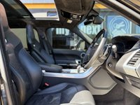 USED 2020 20 LAND ROVER RANGE ROVER SPORT 5.0 P575 V8 GPF SVR SUV 5dr Petrol Auto 4WD Euro 6 (s/s) (575 ps) Our stunning Range Rover Sport 5.0 V8 Supercharged SVR is the ultimate SUV combining performance and practicality like no other vehicle on the road - our Range Rover SVR is finished in breathtaking Santorini Black Metallic and sits on 22 Inch 5 Split Spoke Gloss Black Alloy Wheels and has the SVR-specific Exposed Carbon Fibre Bonnet, which really makes this SUV stand out and completes the Sporty appearance. The interior comes with the must-have Panoramic Sunroof, which shines a light on the Beau