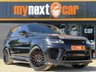 USED 2020 20 LAND ROVER RANGE ROVER SPORT 5.0 P575 V8 GPF SVR SUV 5dr Petrol Auto 4WD Euro 6 (s/s) (575 ps) Our stunning Range Rover Sport 5.0 V8 Supercharged SVR is the ultimate SUV combining performance and practicality like no other vehicle on the road - our Range Rover SVR is finished in breathtaking Santorini Black Metallic and sits on 22 Inch 5 Split Spoke Gloss Black Alloy Wheels and has the SVR-specific Exposed Carbon Fibre Bonnet, which really makes this SUV stand out and completes the Sporty appearance. The interior comes with the must-have Panoramic Sunroof, which shines a light on the Beau