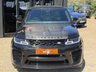 USED 2020 20 LAND ROVER RANGE ROVER SPORT 5.0 P575 V8 GPF SVR SUV 5dr Petrol Auto 4WD Euro 6 (s/s) (575 ps) Our stunning Range Rover Sport 5.0 V8 Supercharged SVR is the ultimate SUV combining performance and practicality like no other vehicle on the road - our Range Rover SVR is finished in breathtaking Santorini Black Metallic and sits on 22 Inch 5 Split Spoke Gloss Black Alloy Wheels and has the SVR-specific Exposed Carbon Fibre Bonnet, which really makes this SUV stand out and completes the Sporty appearance. The interior comes with the must-have Panoramic Sunroof, which shines a light on the Beau