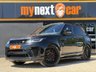 USED 2020 20 LAND ROVER RANGE ROVER SPORT 5.0 P575 V8 GPF SVR SUV 5dr Petrol Auto 4WD Euro 6 (s/s) (575 ps) Our stunning Range Rover Sport 5.0 V8 Supercharged SVR is the ultimate SUV combining performance and practicality like no other vehicle on the road - our Range Rover SVR is finished in breathtaking Santorini Black Metallic and sits on 22 Inch 5 Split Spoke Gloss Black Alloy Wheels and has the SVR-specific Exposed Carbon Fibre Bonnet, which really makes this SUV stand out and completes the Sporty appearance. The interior comes with the must-have Panoramic Sunroof, which shines a light on the Beau