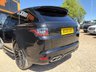 USED 2020 20 LAND ROVER RANGE ROVER SPORT 5.0 P575 V8 GPF SVR SUV 5dr Petrol Auto 4WD Euro 6 (s/s) (575 ps) Our stunning Range Rover Sport 5.0 V8 Supercharged SVR is the ultimate SUV combining performance and practicality like no other vehicle on the road - our Range Rover SVR is finished in breathtaking Santorini Black Metallic and sits on 22 Inch 5 Split Spoke Gloss Black Alloy Wheels and has the SVR-specific Exposed Carbon Fibre Bonnet, which really makes this SUV stand out and completes the Sporty appearance. The interior comes with the must-have Panoramic Sunroof, which shines a light on the Beau