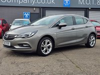 USED 2017 17 VAUXHALL ASTRA 1.4i SRi Hatchback 5dr Petrol Manual Euro 6 (100 ps) FSH + CRUISE + BLUETOOTH + CARPLAY