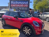 USED 2022 22 MINI HATCH 1.5 Cooper Classic Hatchback 3dr Petrol Manual Euro 6 (s/s) (136 ps) 1 OWNER , SERVICE HISTORY, BLACK LEATHER, ALLOYS, SAT NAV