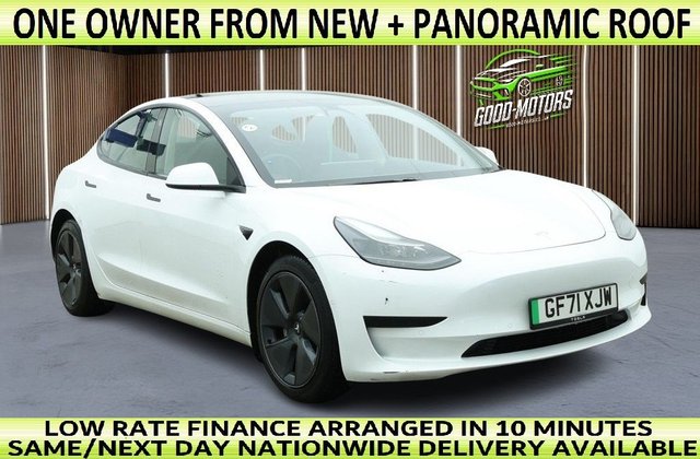 2021 TESLA MODEL 3 STANDARD RANGE PLUS SALOON 4DR ELECTRIC AUTO RWD 241 BHP 1 OWNER... photo